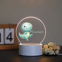 Heißer Personalisieren Benutzerdefinierte Zoon Name USB Atmosphäre Tisch Lampe Zimmer Dekor Für Jungen Geburtstag USB Umgebungs Schreibtisch Lampe Mit Touch-Taste