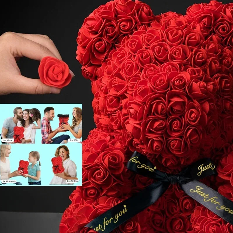 Eternal Rose Teddy Bear Gift™