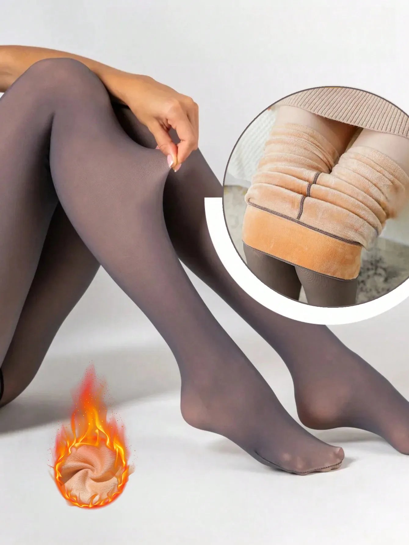 Warm Velvet High-Waisted Tights™ 2025